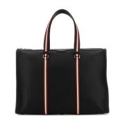 Bally Stilren Svart Läder Shoppingväska Black, Herr