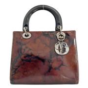 Dior Vintage Pre-owned Laeder handvskor Brown, Dam