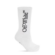 Off White Strumpor med logotyp White, Dam