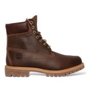 Timberland Stiliga läderkängor med snörning Brown, Herr