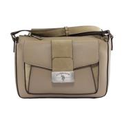 U.s. Polo Assn. Stilig Crossbody Väska för Romantik Beige, Dam