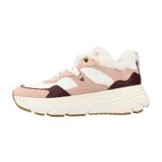 Geox Trendiga Sneakers för Kvinnor Pink, Dam