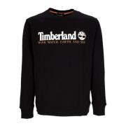 Timberland Svart Crew Neck Sweatshirt Långärmad Black, Herr