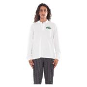 Lacoste Badge Polo Shirt i 70V White, Herr