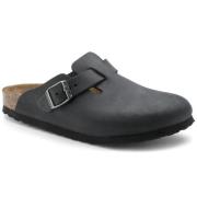 Birkenstock Vintage Wood Black Boston Träskor Black, Herr