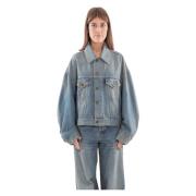 Haikure Oil Wash Denim Jacket Blue, Dam