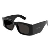 Saint Laurent Elegant Läder Axelväska Black, Unisex