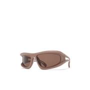 Mykita Upptäck de senaste Marfa solglasögonen Brown, Unisex