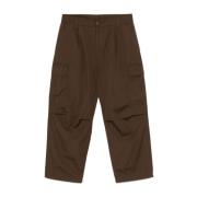 Carhartt Wip Cargo byxa med militärinspirerat design Brown, Herr