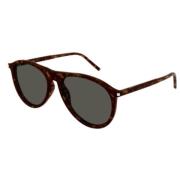 Saint Laurent Elegant Läder Axelväska Brown, Unisex