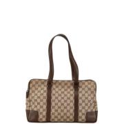 Gucci Vintage Pre-owned Canvas gucci-vskor Brown, Dam