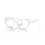 Prada Vista Stiliga Solglasögon White, Unisex