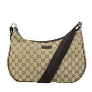 Gucci Vintage Pre-owned Canvas gucci-vskor Beige, Dam