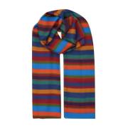 Gallo Pashmina i viskos med ränder Multicolor, Unisex