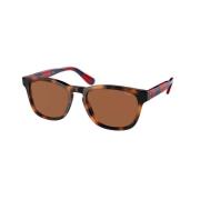 Ralph Lauren Brun Acetat solglasögon Brown, Herr