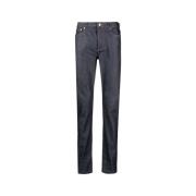 A.p.c. Blå Bomull Straight Jeans Indigo Blue, Herr