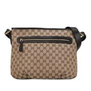 Gucci Vintage Pre-owned Canvas gucci-vskor Brown, Dam