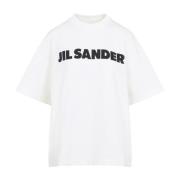 Jil Sander Vit T-shirt för kvinnor White, Dam