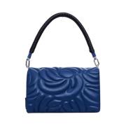 Desigual Snygg Polyuretan Handväska Damkollektion Blue, Dam