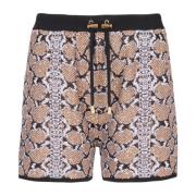 Balmain Ormskinnstickade shorts Brown, Dam