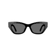 Givenchy Cat Eye Solglasögon med Rhinestones Black, Unisex