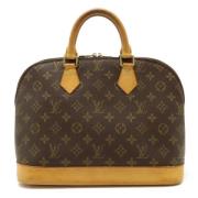 Louis Vuitton Vintage Pre-owned Canvas handvskor Brown, Dam