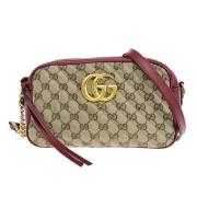 Gucci Vintage Pre-owned Canvas gucci-vskor Brown, Dam