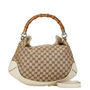 Gucci Vintage Pre-owned Canvas gucci-vskor Brown, Dam