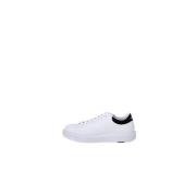 Armani Exchange Svart och vit lädersneakers White, Herr