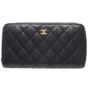 Chanel Vintage Pre-owned Laeder plnbcker Black, Dam