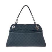 Gucci Vintage Pre-owned Canvas totevskor Black, Dam