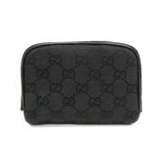 Gucci Vintage Pre-owned Canvas necessrer Black, Dam