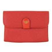 Gucci Vintage Pre-owned Laeder gucci-vskor Red, Dam