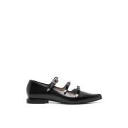 Toga Pulla Svart Polido Moccasins med Metall Detaljer Black, Dam