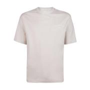 Eleventy Bomull Jersey Rund Hals T-shirt Gray, Herr