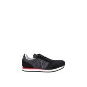 Armani Exchange Polyester Sneakers med 3cm Klack Black, Herr