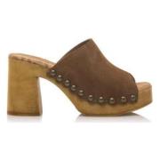 Mustang Coyote klack sandaler Brown, Dam