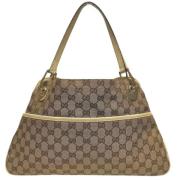 Gucci Vintage Pre-owned Canvas gucci-vskor Beige, Dam