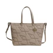 Armani Exchange Modern Polyuretan Handväska Damkollektion Beige, Dam