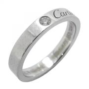 Cartier Vintage Pre-owned Platina ringar Gray, Dam