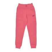 Nike Högmidjade Fleece Joggers Sportbyxor Pink, Dam