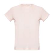 Alaïa Tulle T-shirt Pink, Dam