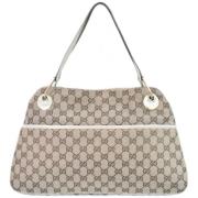 Gucci Vintage Pre-owned Canvas gucci-vskor Beige, Dam