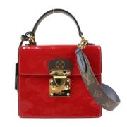 Louis Vuitton Vintage Pre-owned Laeder handvskor Red, Dam