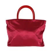 Prada Vintage Pre-owned Plast totevskor Red, Dam