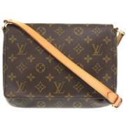 Louis Vuitton Vintage Pre-owned Canvas louis-vuitton-vskor Brown, Dam