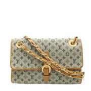 Louis Vuitton Vintage Pre-owned Canvas axelremsvskor Beige, Dam