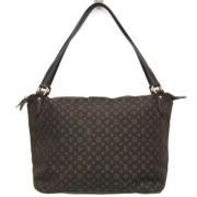 Louis Vuitton Vintage Pre-owned Canvas axelremsvskor Gray, Dam