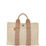 Hermès Vintage Pre-owned Canvas totevskor Beige, Dam