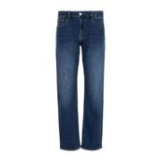 Armani Exchange Blå Slim Fit Bomull Stretch Jeans Blue, Herr